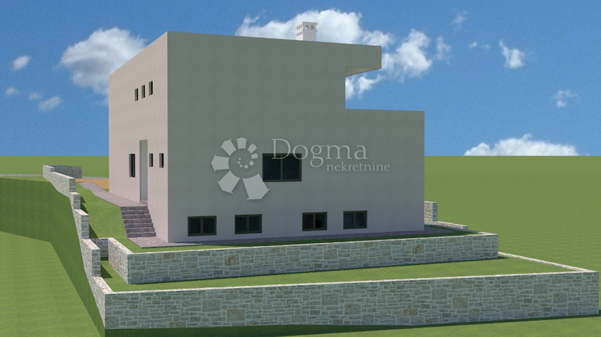 Rovigno - moderna casa a più piani in costruzione