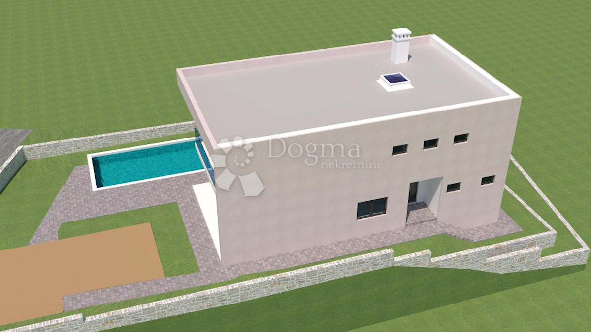 Rovigno - moderna casa a più piani in costruzione