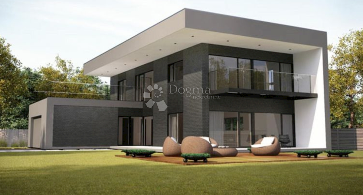 Rovigno - moderna casa a più piani in costruzione