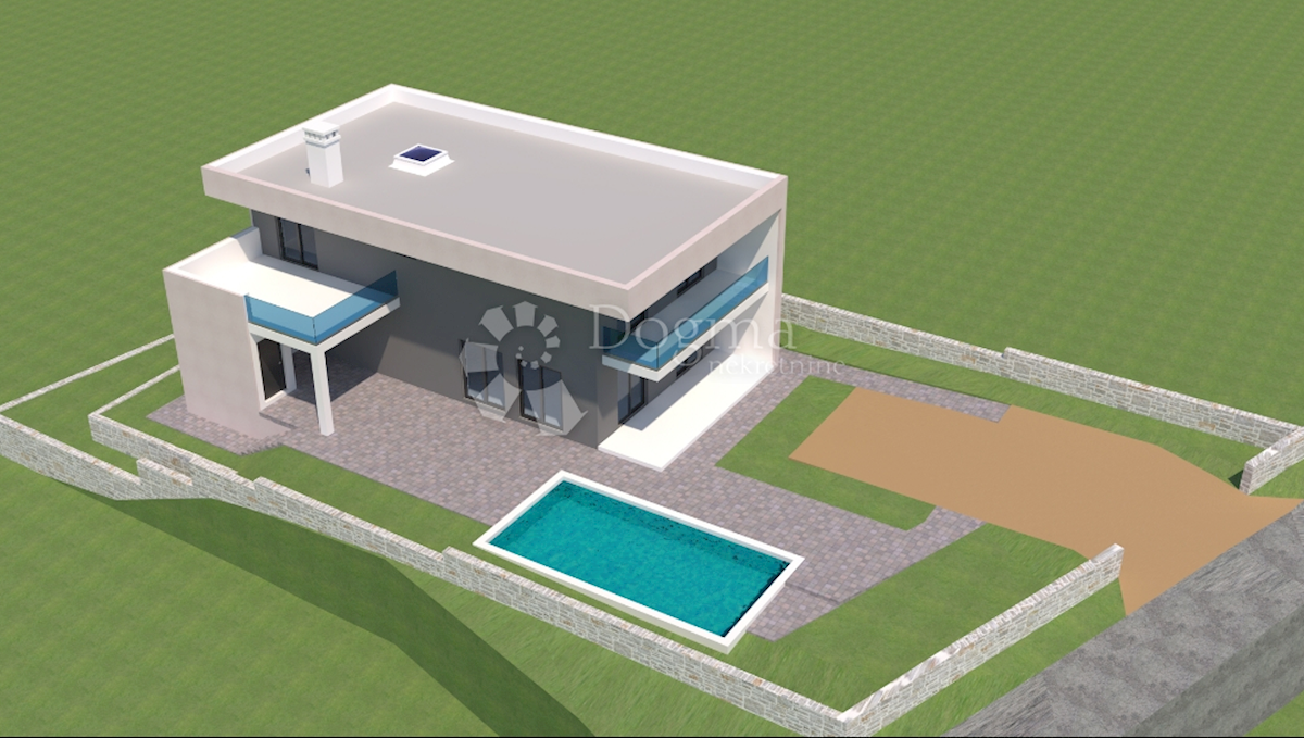 Rovigno - moderna casa a più piani in costruzione