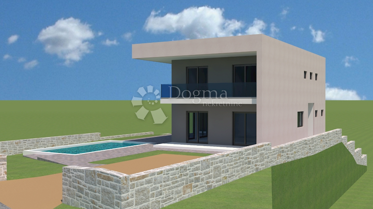 Rovigno - moderna casa a più piani in costruzione