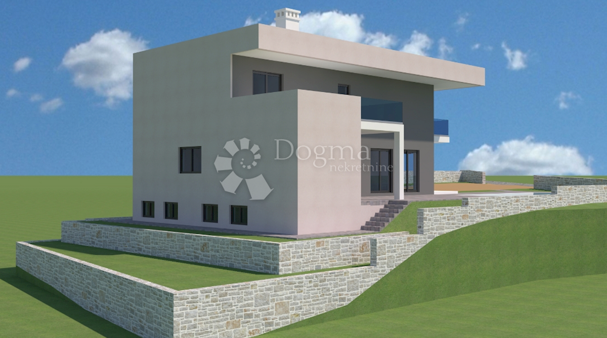 Rovigno - moderna casa a più piani in costruzione