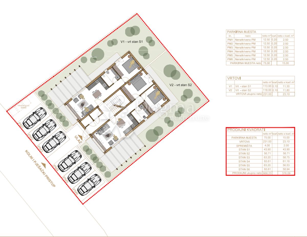 NUOVA COSTRUZIONE A 400 M DAL MARE - APPARTAMENTO 2 + GIARDINO 118 MQ - PIANO TERRA