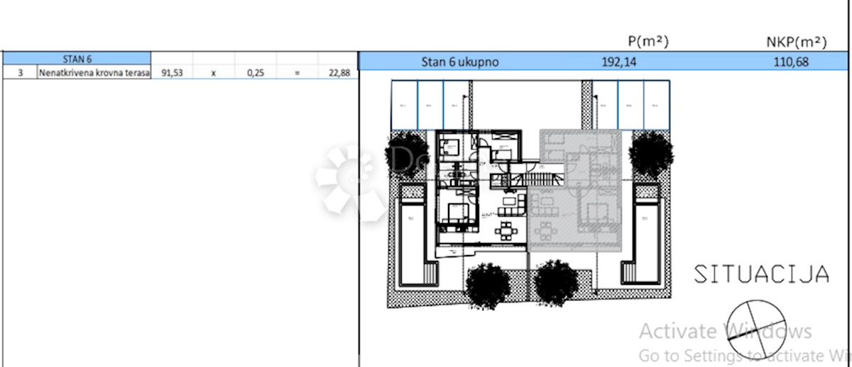 Allogio Privlaka, 132,28m2