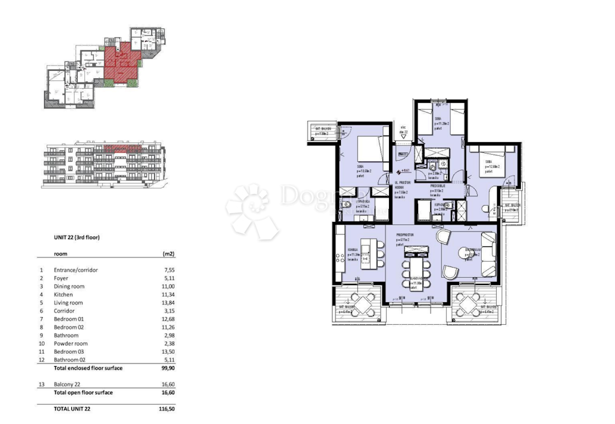 Allogio Seget Vranjica, Seget, 45,80m2