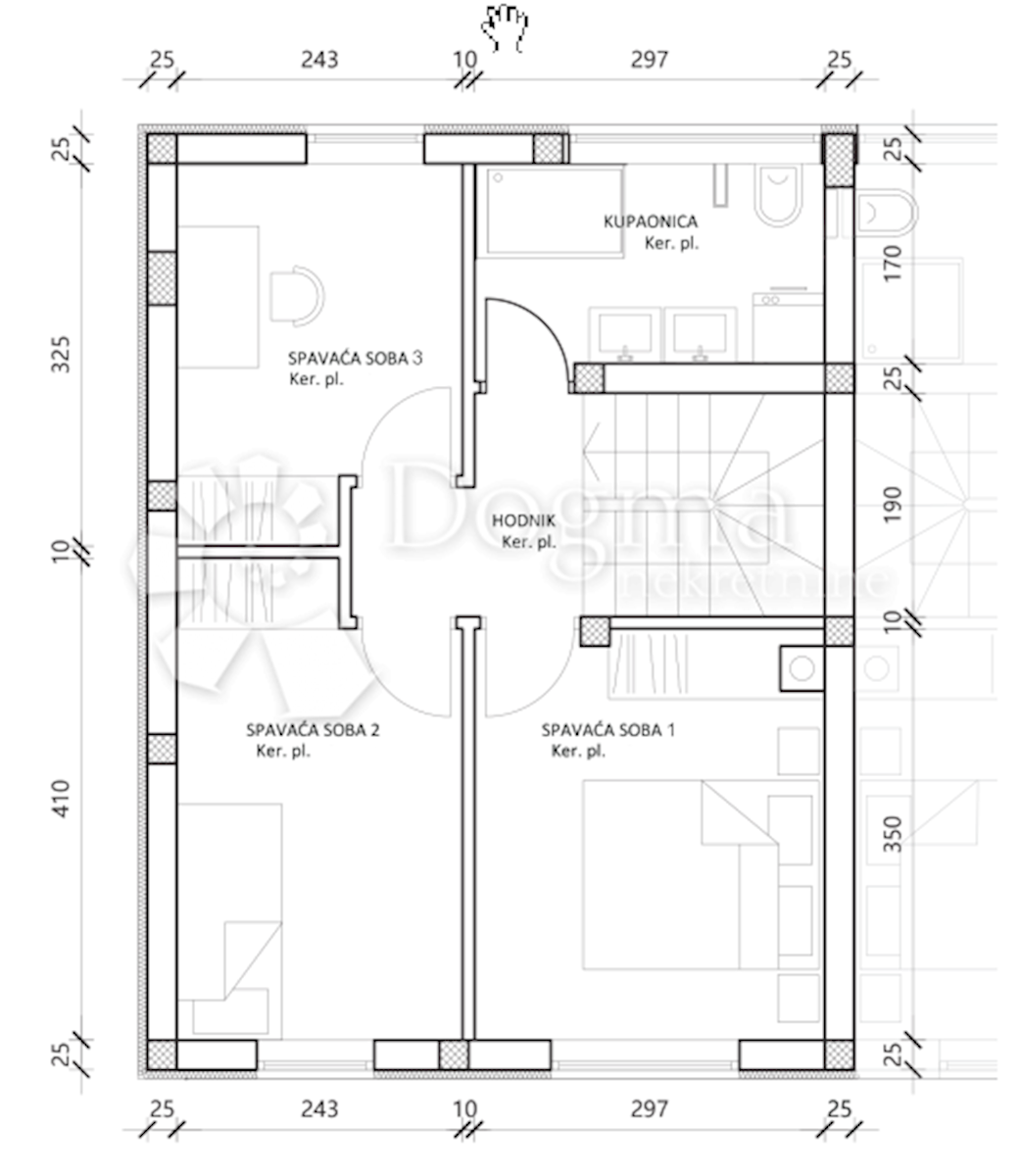 Allogio Privlaka, 91,17m2