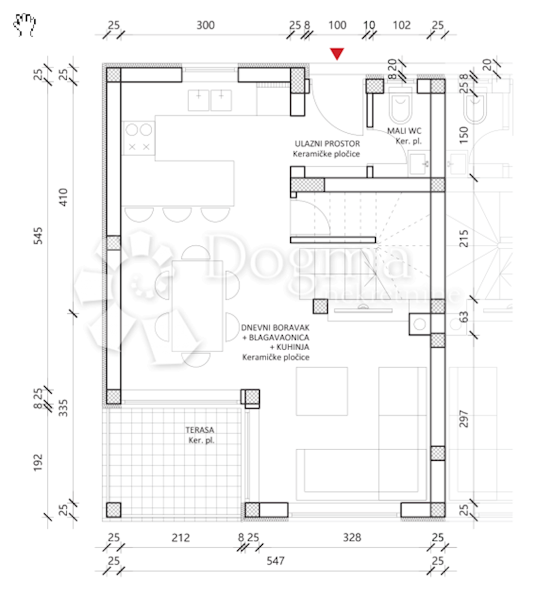 Allogio Privlaka, 91,17m2