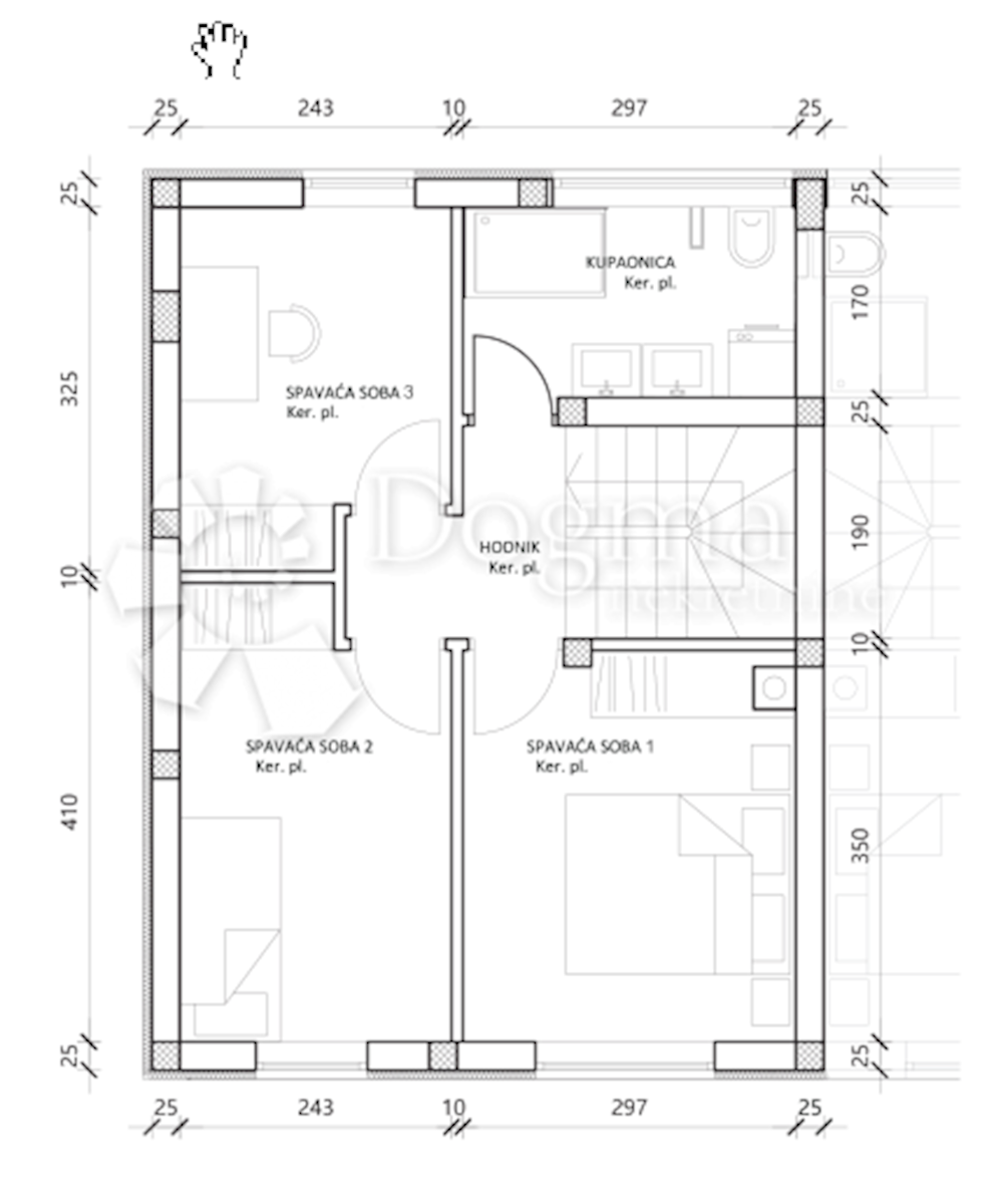 Allogio Privlaka, 91,17m2