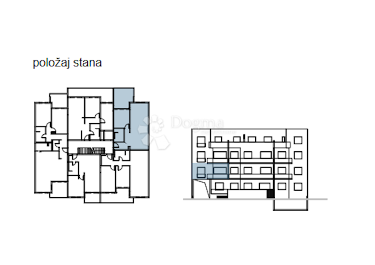 Allogio Donje Svetice, Peščenica - Žitnjak, 70,92m2