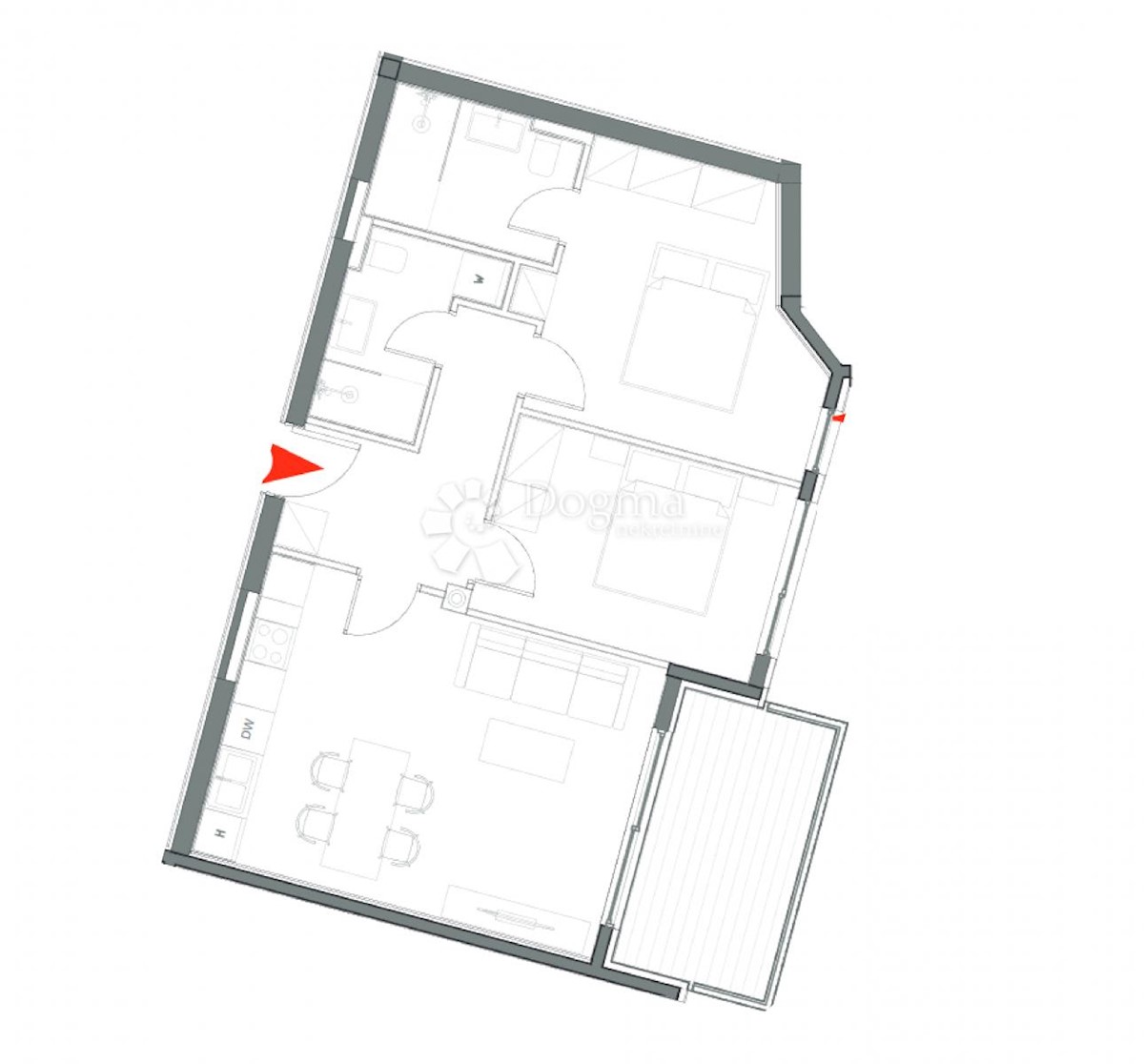 Allogio Umag, 2.piano