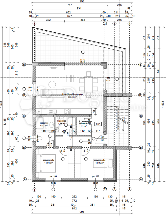 Allogio Vir, 109,54m2