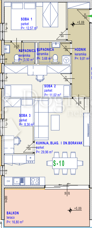 Allogio Seget Donji, Seget, 95,70m2