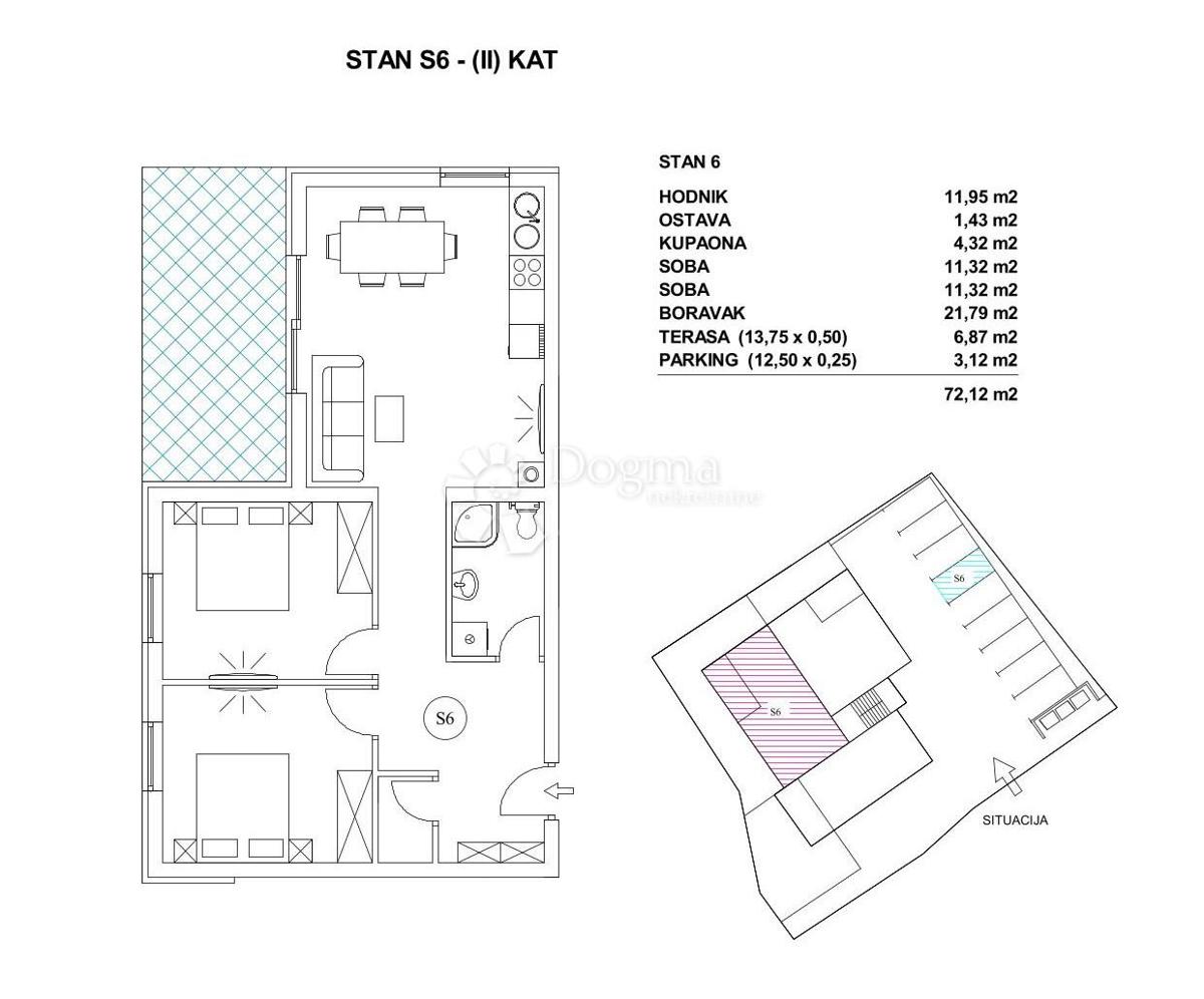 Allogio Pag, 55,94m2