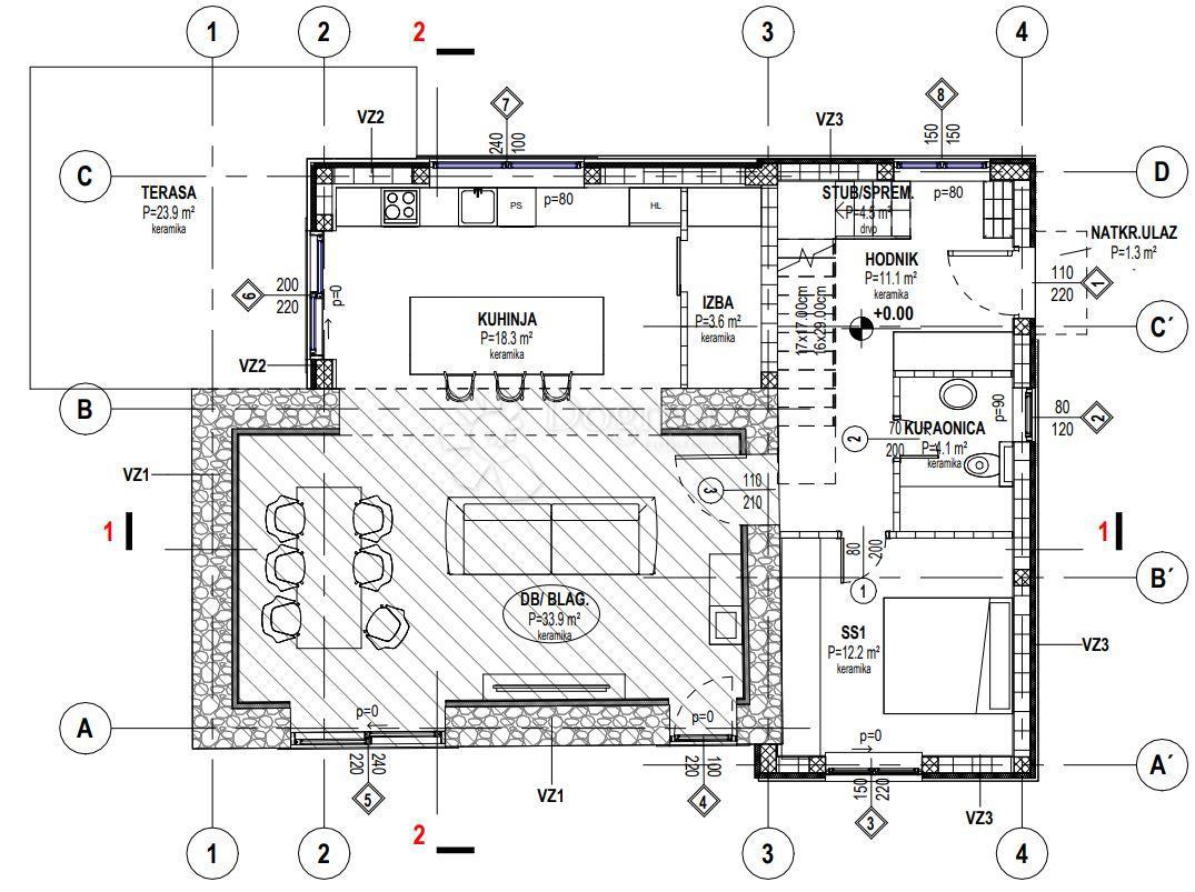 Casa Svetvinčenat, 111m2