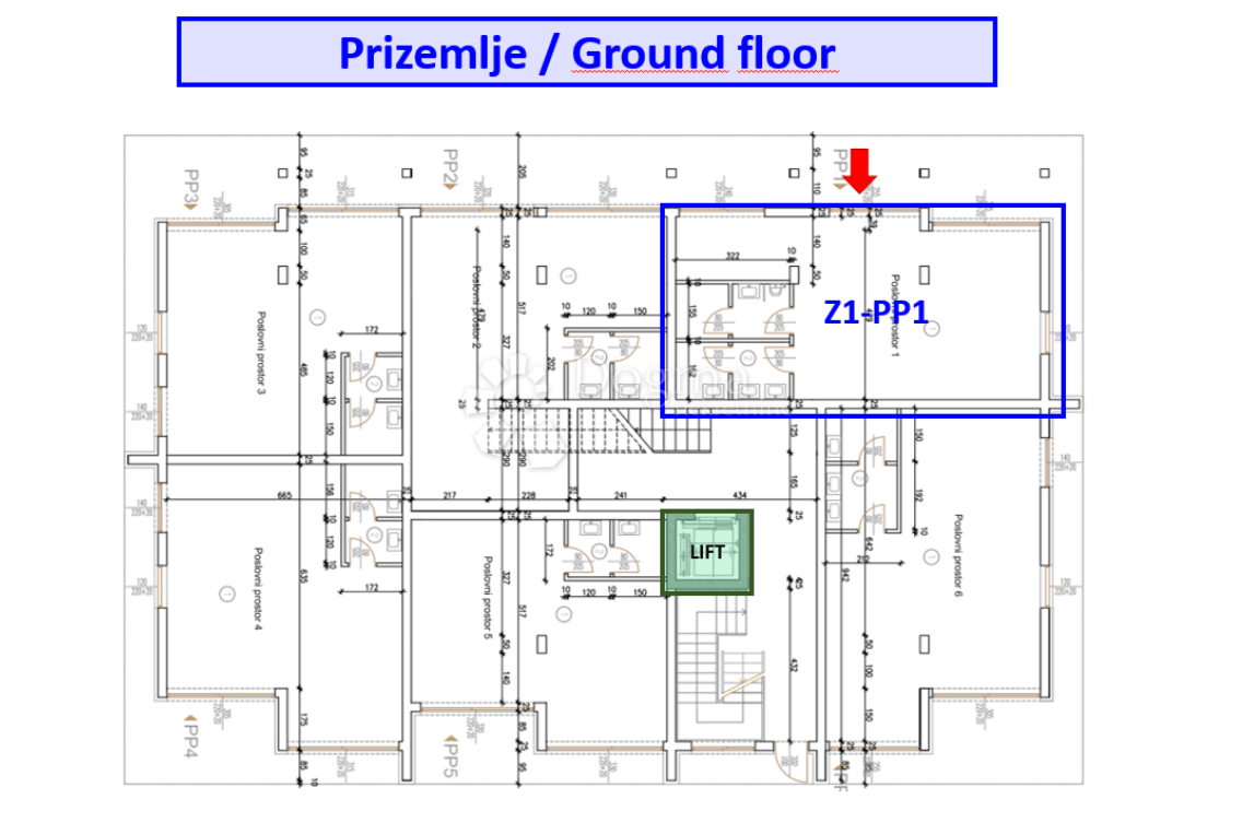 Z1/PP1 SPAZIO COMMERCIALE ALL'INTERNO DI UN NUOVO COMPLESSO RESIDENZIALE - OTTIMO!