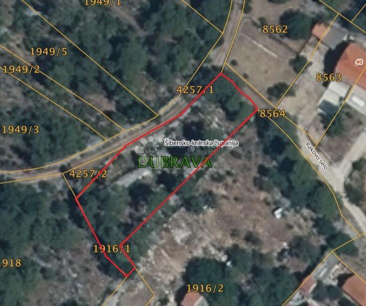 Terreno Dubrava Kod Šibenika, Šibenik - Okolica, 1.204m2