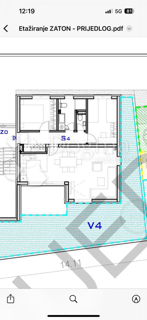 Appartamento Zaton, Nin, 70m2