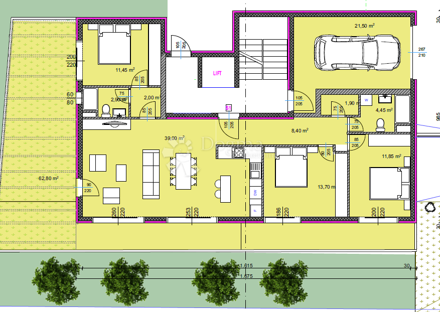 Allogio Makarska, 111,35m2