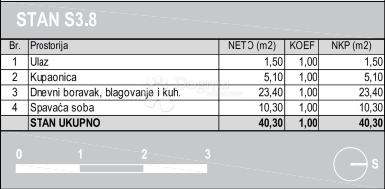 Allogio Centar, Zaprešić, 40,30m2