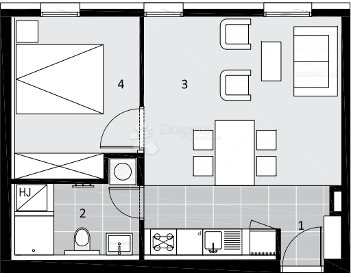 Allogio Centar, Zaprešić, 40,30m2