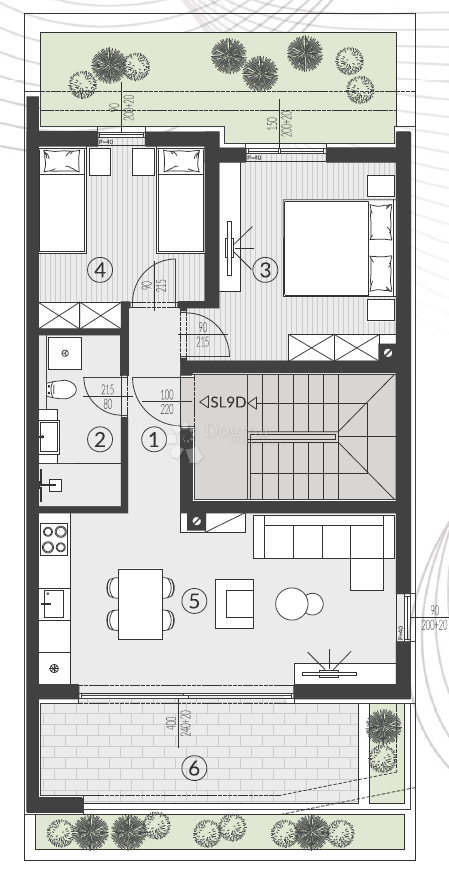 Allogio Štinjan, Pula, 57,13m2