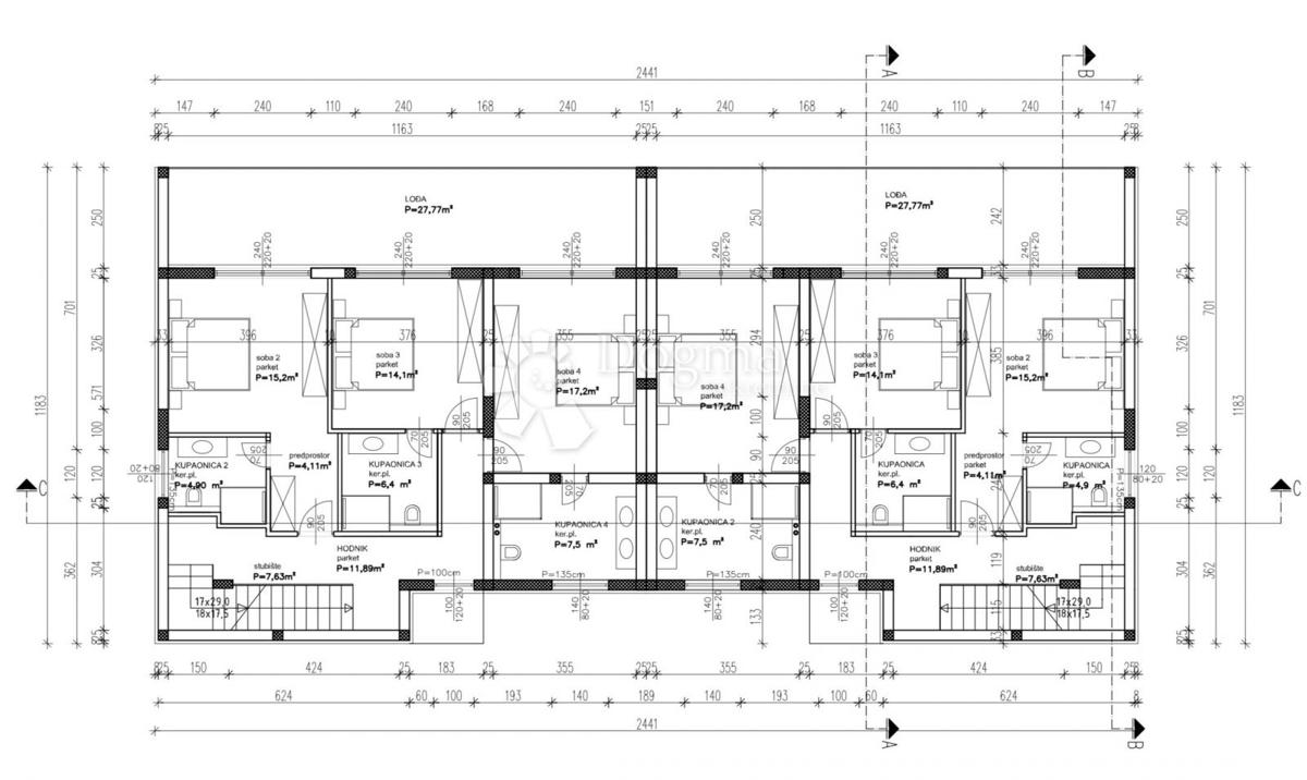 Casa Drage, Pakoštane, 150m2