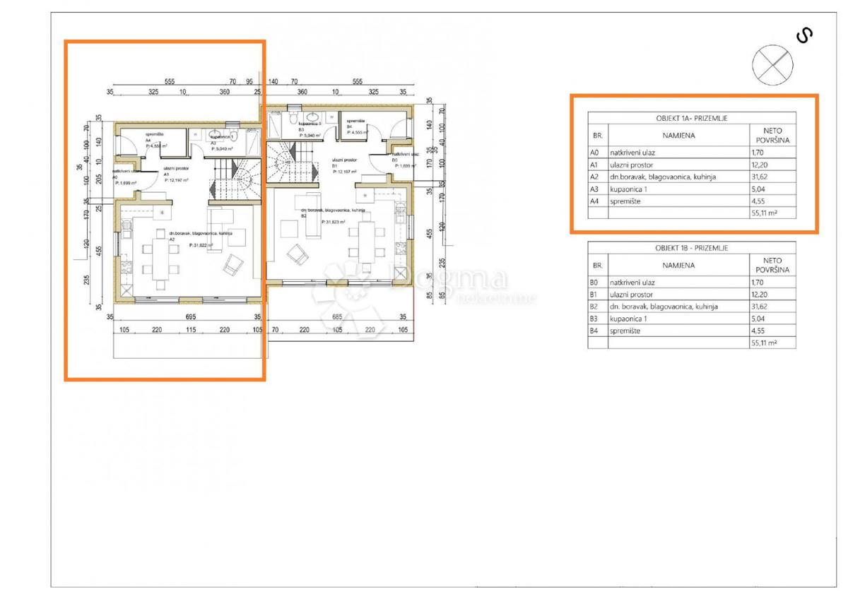 Casa Vodice, 109,98m2