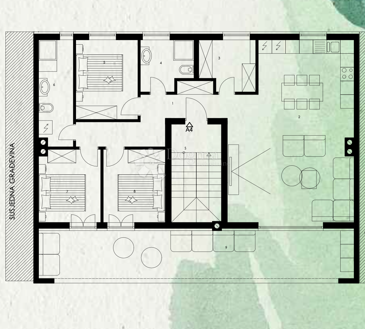 Allogio Valmade, Pula, 115,90m2