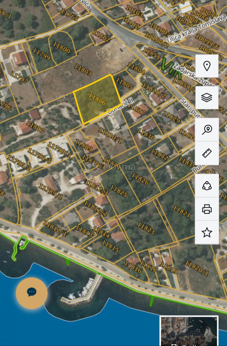 Terreno agricolo Vir, 1.755m2