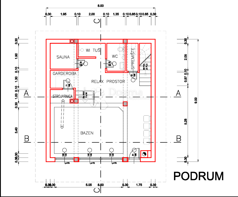 Terreno edificabile Hlevci, Skrad, 706m2