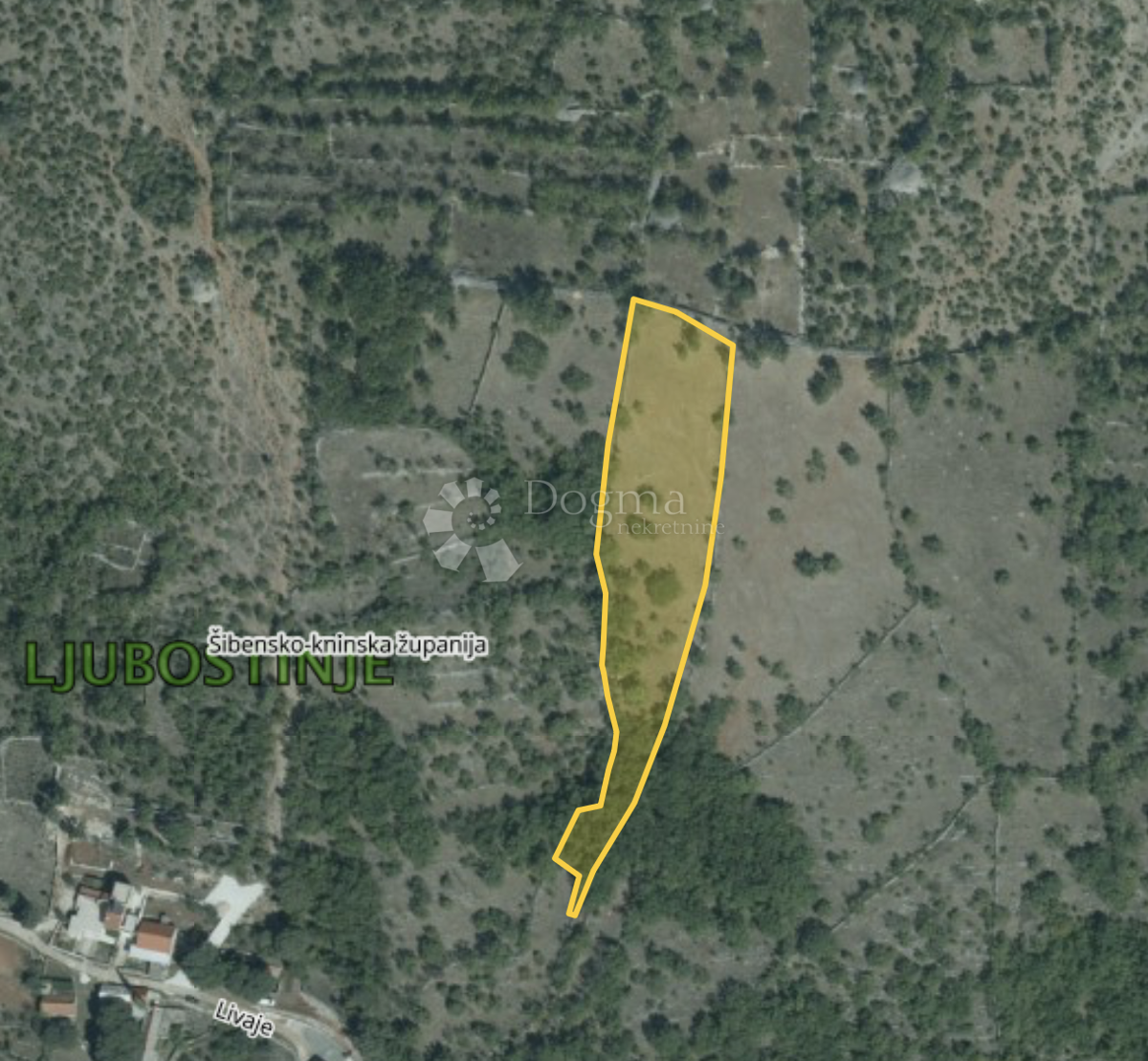 Terreno agricolo Ljubostinje, Unešić, 7.841m2