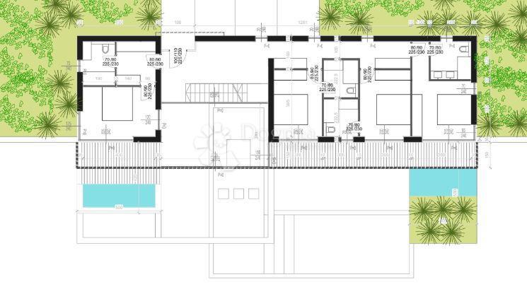 Terreno edificabile Maslenica, Jasenice, 678m2