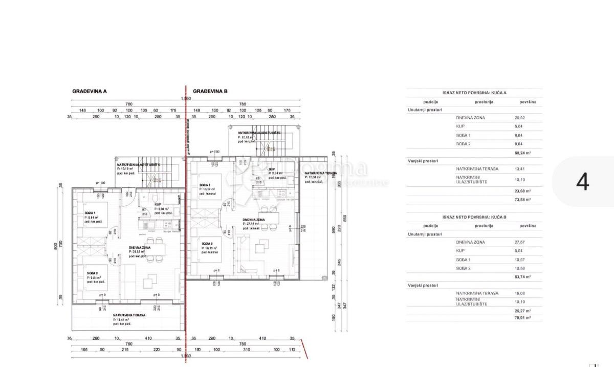 Appartamento Soline, Dobrinj, 61m2