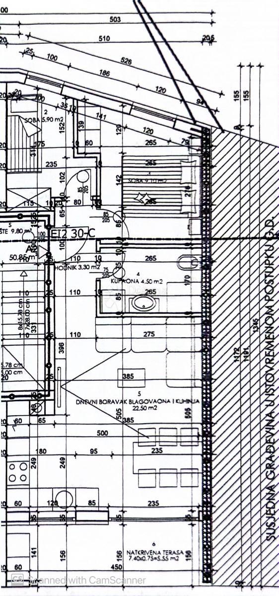 Allogio Monteserpo - Komunal, Pula, 42,75m2