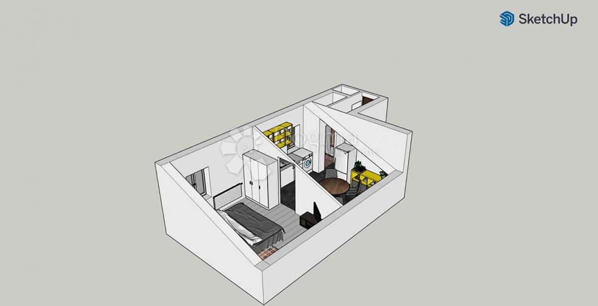 Allogio Centar, Rijeka, 23m2