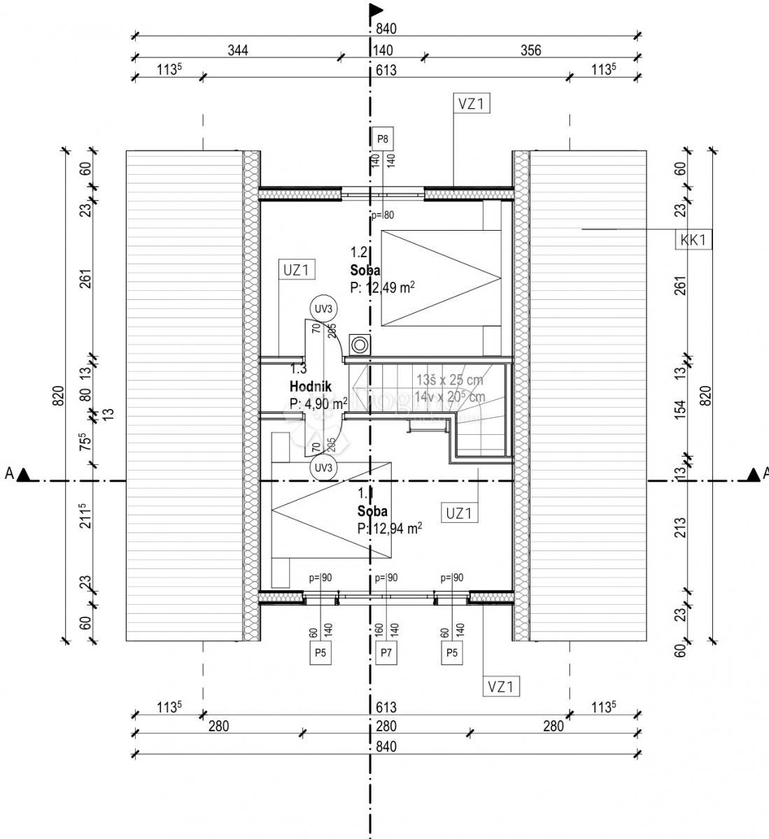Casa Sunger, Mrkopalj, 118,54m2