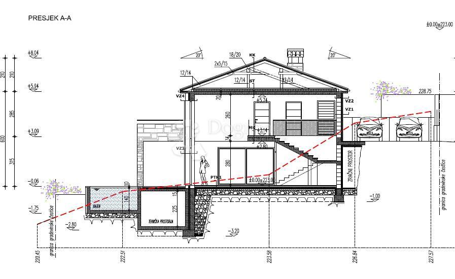Permesso di costruire definitivo, privacy, vista su Montona