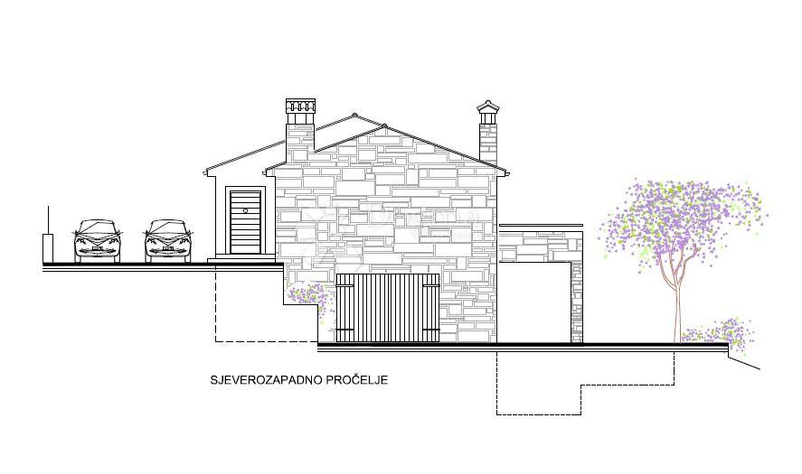 Permesso di costruire definitivo, privacy, vista su Montona