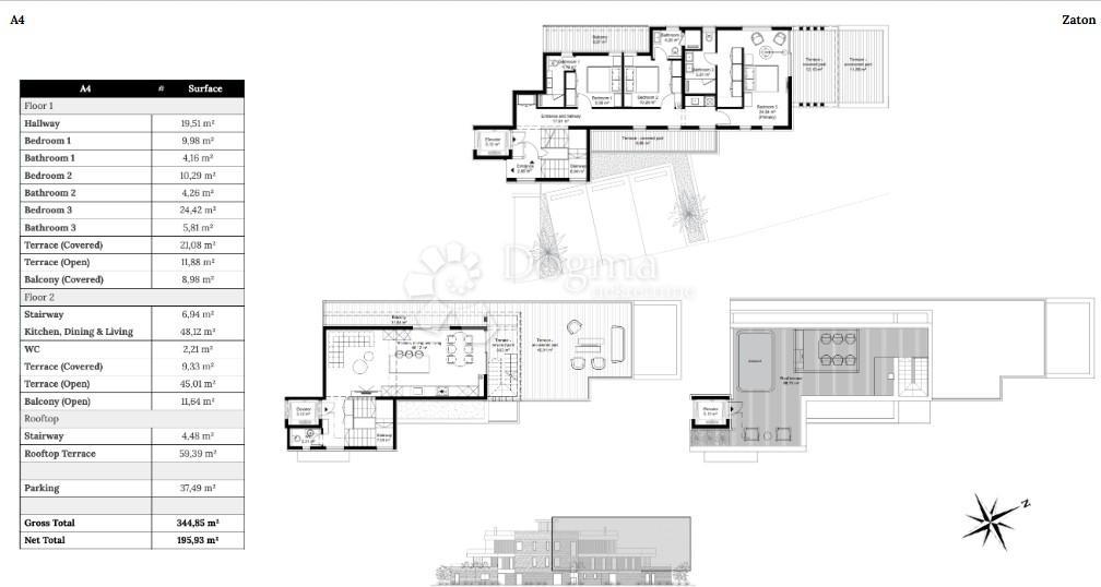 Appartamento Zaton, Nin, 191,10m2