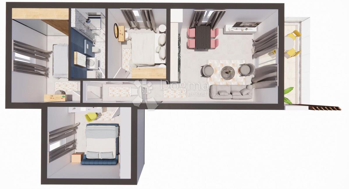 Allogio Brodarica, Šibenik - Okolica, 51,63m2