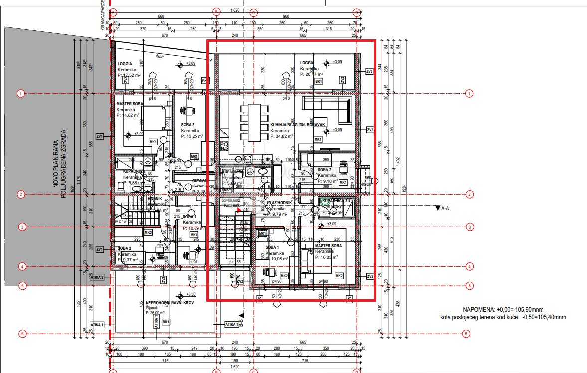 Allogio Kurilovec, Velika Gorica, 125,76m2
