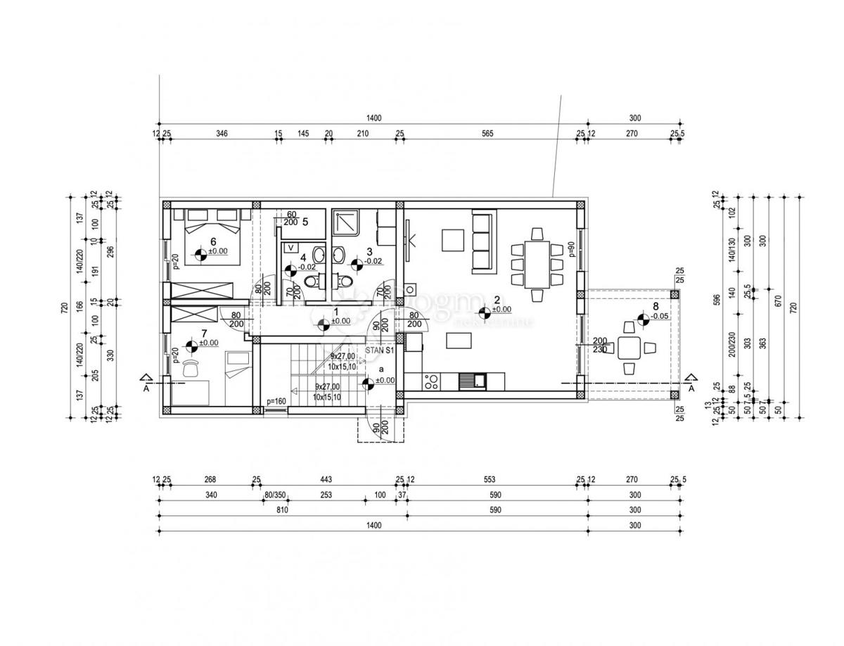 Allogio Gaišće, Sesvete, 78,51m2