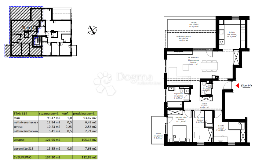 Allogio Novi Marof, 61,98m2