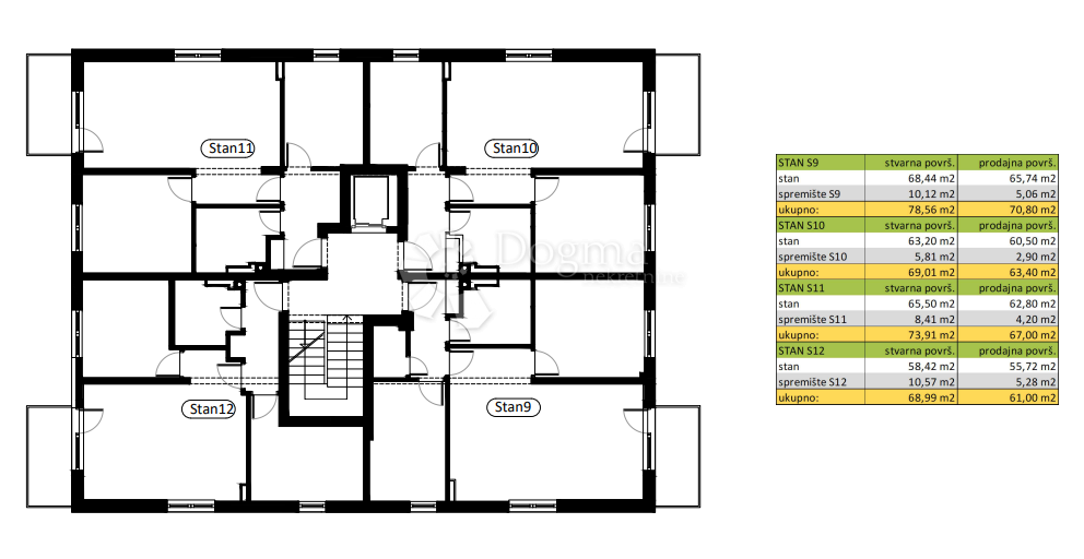 Allogio Novi Marof, 61,98m2