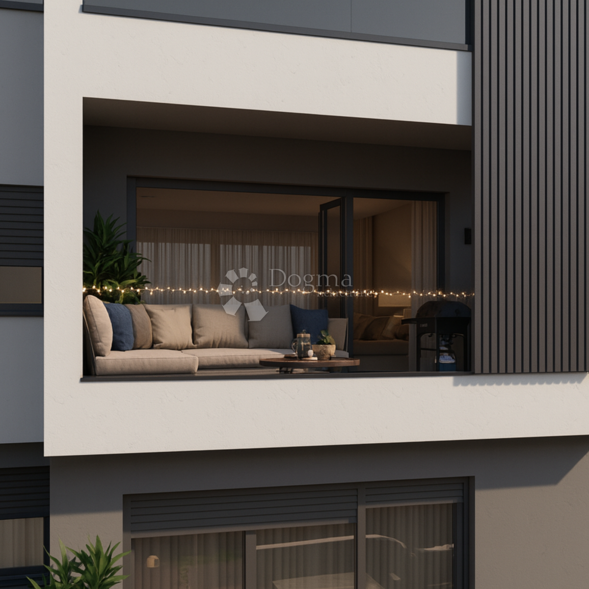 Moderno appartamento di 99 m² al 1° piano con 3 balconi e vista sul verde, Kaštel Stari nuovo edificio