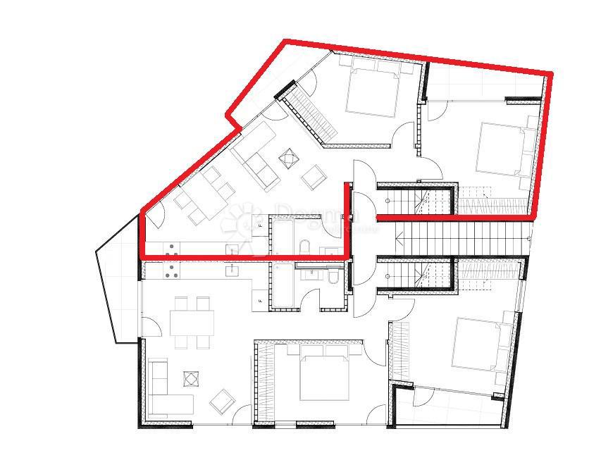 Allogio Poreč, 55,32m2