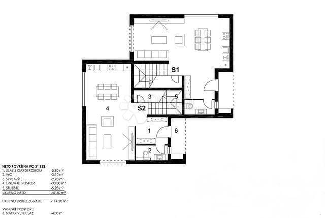 Allogio Nin, 98,30m2