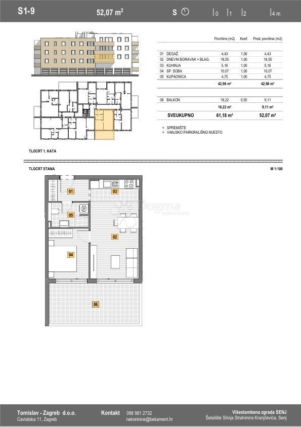 Allogio Senj, 31,21m2