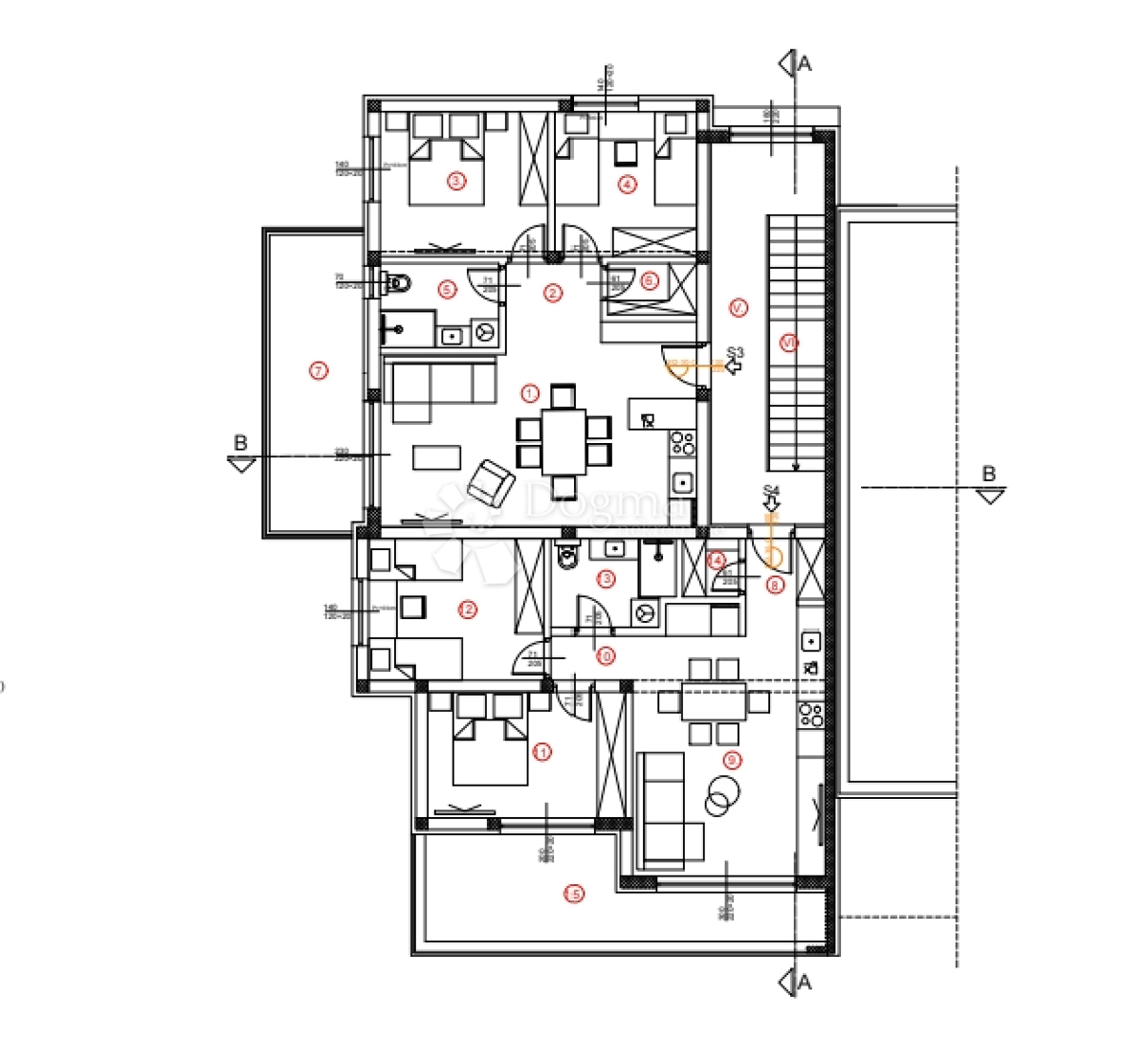 Allogio Brodarica, Šibenik - Okolica, 43,52m2