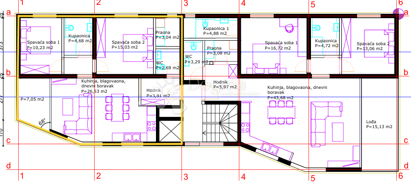Allogio Rovinj, 74,10m2